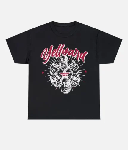 Yellyard Members Only T Shirt Black Red (2)